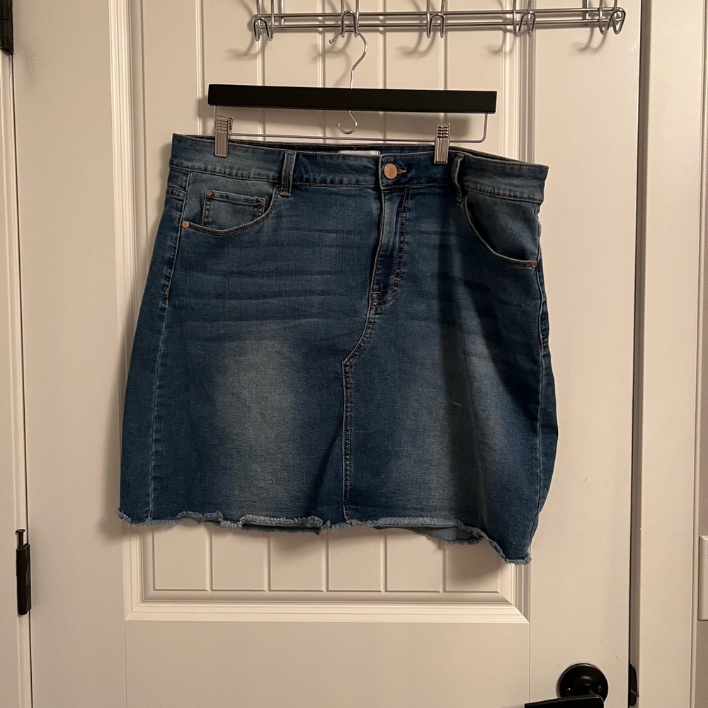 Jean skirt mini